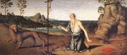 Giovanni di Pietro called lo Spagna Jerome in the Desert (mk05) Sweden oil painting artist